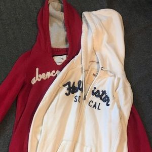 Abercrombie and Hollister Hoodies❤️🤍